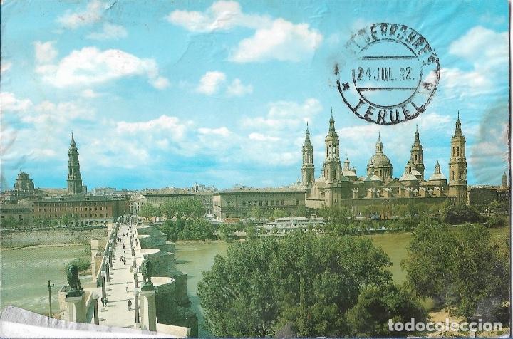 Postales: POSTAL ZARAGOZA - ESCRITA - Foto 1