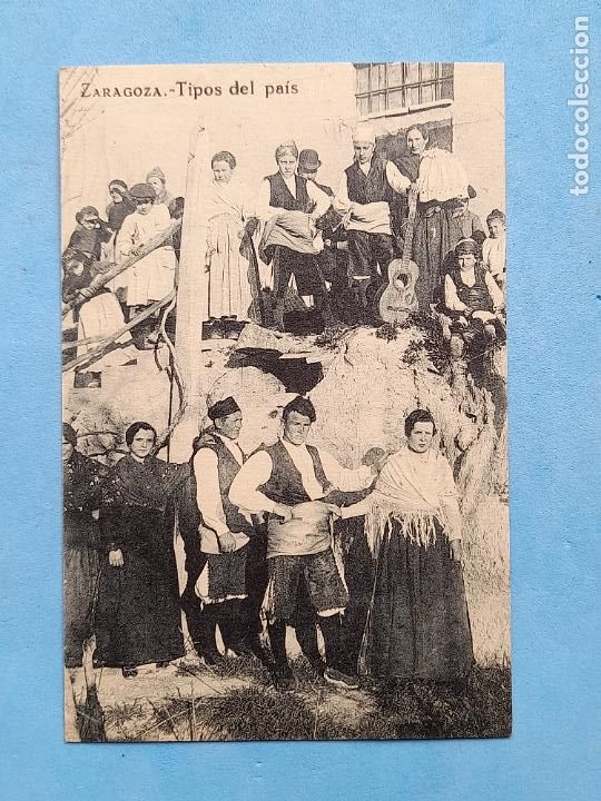 Postales: Zaragoza. Tipos del pa&iacute;s. - Foto 1