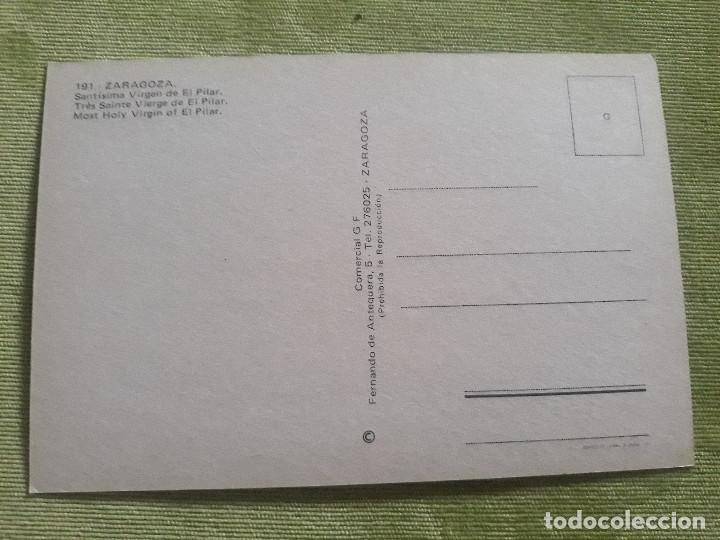 Postales: Zaragoza - Sant&iacute;sima Virgen del Pilar. - Foto 2