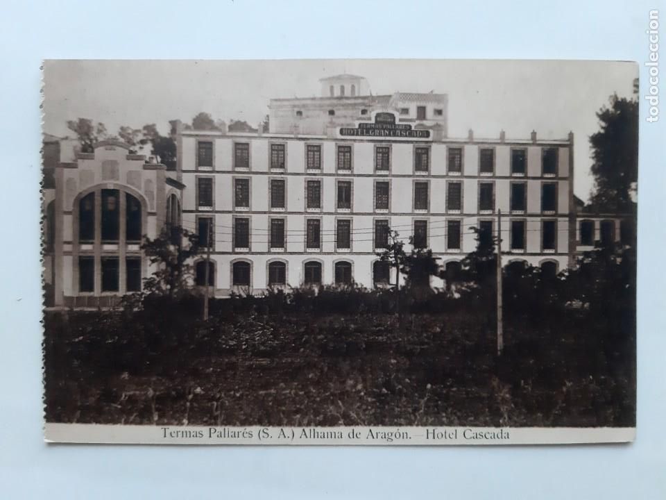 Postkarten: ANTIGUA POSTAL TERMAS PAILARES ALHAMBRA ARAGON HOTEL CASCADA RV 344