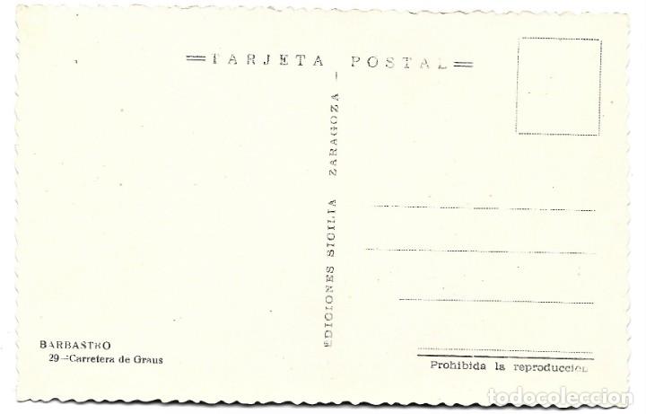 Postales: BARBASTRO. 29. CARRETERA DE GRAUS - EDICIONES SICILIA - Foto 2 - 277063858