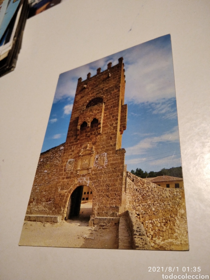 Postales: Postal monasterio de Piedra torre del homenaje