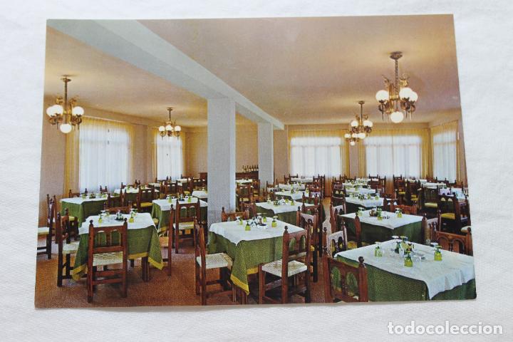 Postales: POSTAL HOSTAL MORA DE ARAGON, COMEDOR, TERUEL - Foto 1