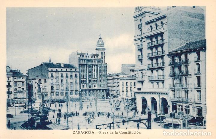 Postales: ea332 Zaragoza Plaza De La Constitucion - Foto 1