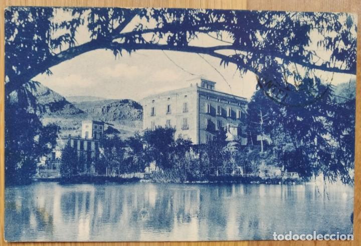 Postcards: TERMAS PALLARES - ALHAMA DE ARAGON - PALACIO Y LAGO NAVEGABLE