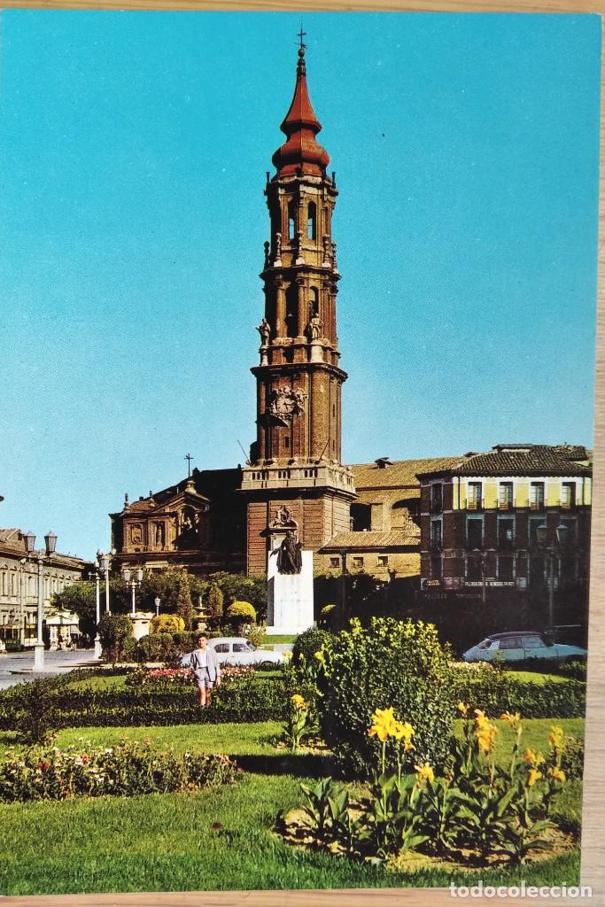 Postales: ZARAGOZA - PLAZA DE LAS CATEDRALES - Foto 1