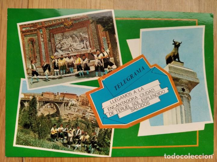 Postales: TERUEL - TELEGRAMA - Foto 1