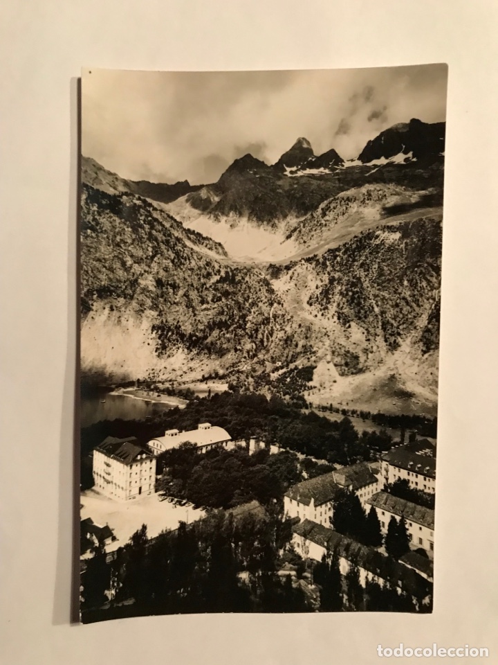 Postales: BALNEARIO DE PANTICOSA (Huesca) Postal No.21, Vista Parcial. Macizo de Argualas y Garmo Negro