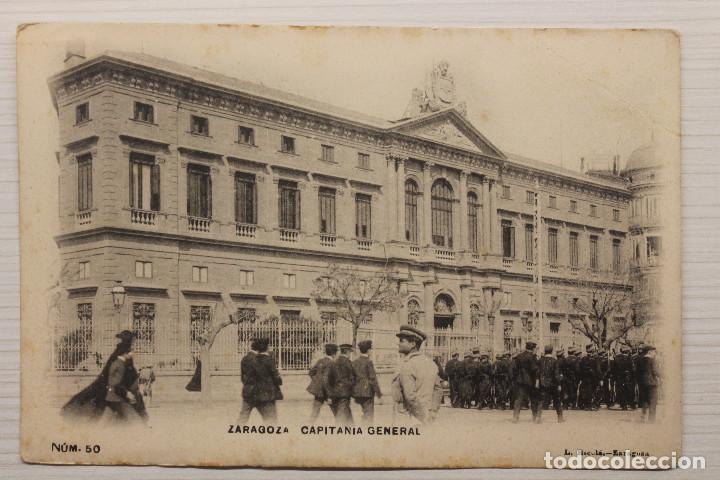 Postales: POSTAL ZARAGOZA, CAPITAN&Iacute;A GENERAL, L. ESCOL&Aacute; - Foto 1