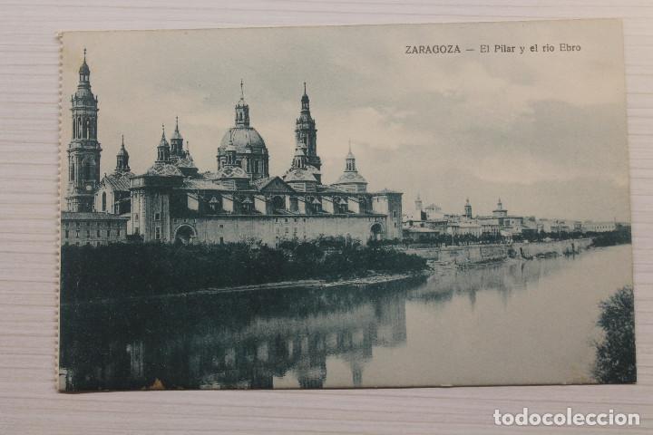 Postales: POSTAL ZARAGOZA, EL PILAR Y EL R&Iacute;O EBRO - Foto 1