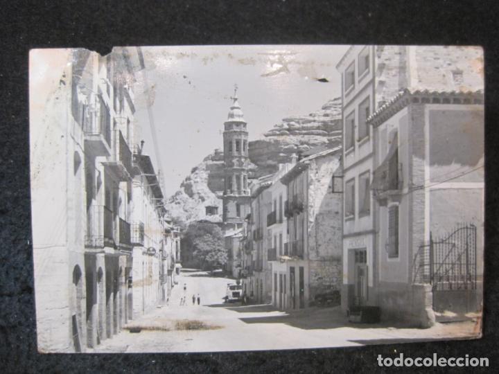 Postales: ALCORISA-CALLE MARQUES DE LEMA-ED&middot;MONTA&Ntilde;ES-11-POSTAL ANTIGUA-(83.324)