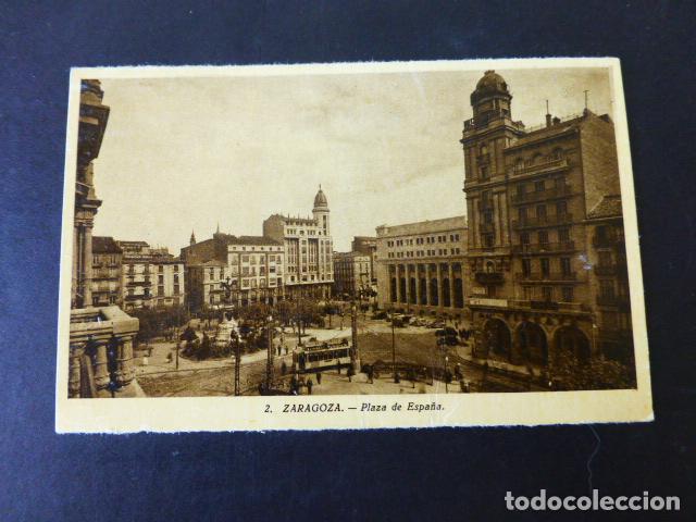 Postales: ZARAGOZA PLAZA DE ESPA&Ntilde;A - Foto 1