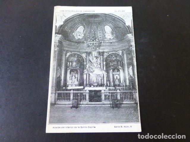 Postales: ZARAGOZA EL PILAR SANTA CAPILLA - Foto 1