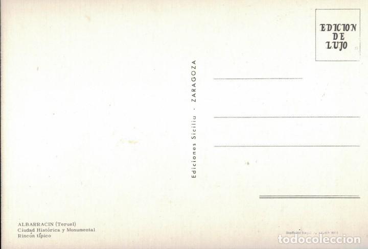 Postales: Albarrac&iacute;n. Teruel. Rinc&oacute;n T&iacute;pico. / Postal sin circular - Foto 2
