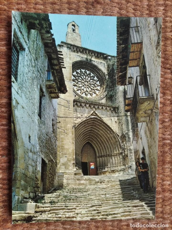 Postales: VALDERROBRES - TERUEL - PORTADA DE LA IGLESIA - Foto 1