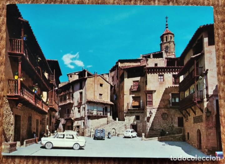 Postales: ALBARRACIN - TERUEL - PLAZA DEL GENERALISIMO - Foto 1
