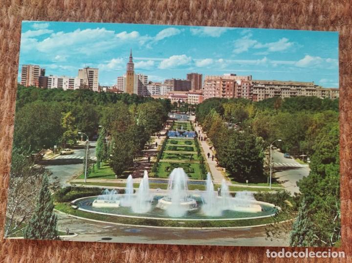 Postales: ZARAGOZA -PARQUE PRIMO DE RIVERA - Foto 1