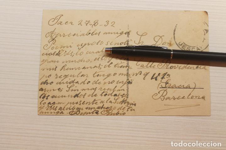 Postales: POSTAL JACA, CALLE MAYOR, HERAS - Foto 2