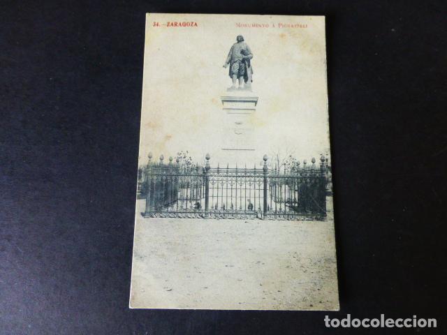 Postales: ZARAGOZA MONUMENTO A PIGNATELLI - Foto 1