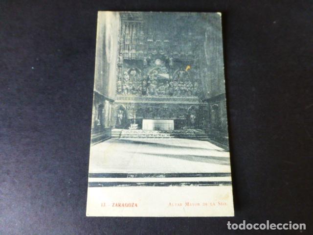 Postales: ZARAGOZA ALTAR MAYOR DE LA SEO - Foto 1