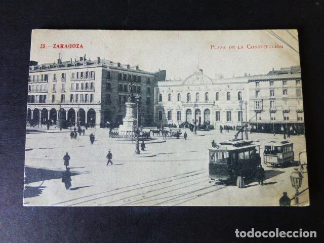 Postales: ZARAGOZA PLAZA DE LA CONSTITUCI&Oacute;N - Foto 1