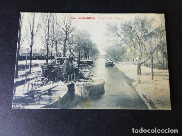 Postales: ZARAGOZA VISTA DEL CANAL - Foto 1