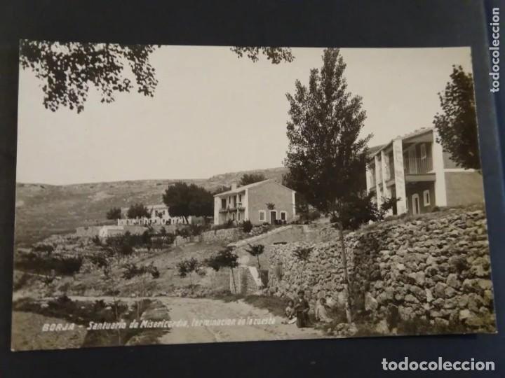 Postales: Borja Santuario Misericordia. Terminaci&oacute;n de la cuesta. Acabado fotogr&aacute;fico. Sin circular.