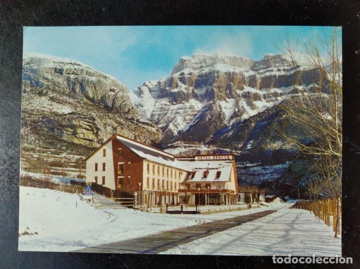 Postales: TORLA - ARAGON - HOTEL Y CAMPING ORDESA - Foto 1