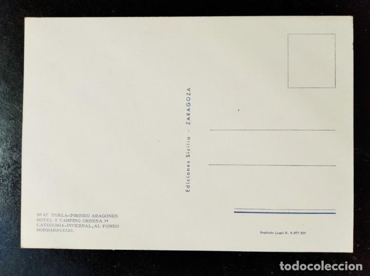 Postales: TORLA - ARAGON - HOTEL Y CAMPING ORDESA - Foto 2