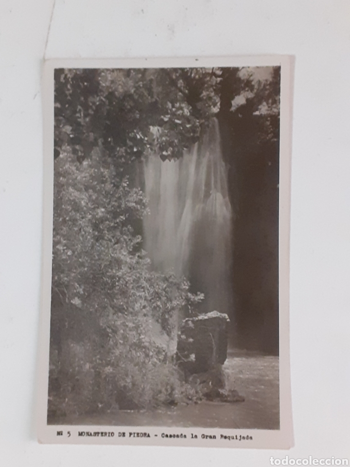 Postales: Postal de Monasterio de Piedra, 5. Cascada La Gran Requijada.