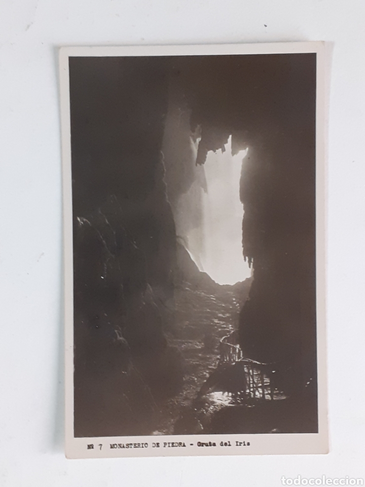 Postales: Postal de Monasterio de Piedra, 7. Gruta del Iris.