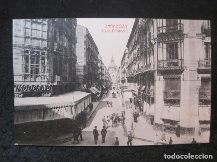 Postcards: ZARAGOZA-CALLE ALFONSO I-POSTAL ANTIGUA-(84.347)
