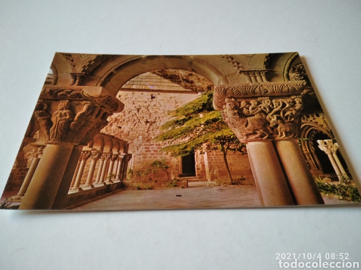 Postkarten: Postal monasterio San Juan de la Pe&ntilde;a claustro rom&aacute;nico