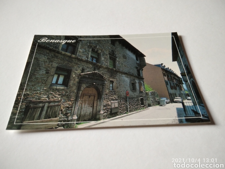 Postales: Postal Benasque calle mayor - Foto 1
