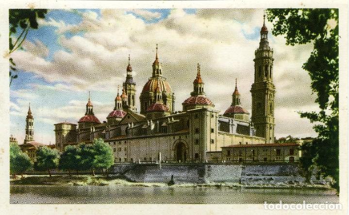 Postales: N&ordm; 34-ZARAGOZA. Templo del Pilar. Fachada posterior. Sin circular. EDICIONES GARC&Iacute;A GARRABELLA