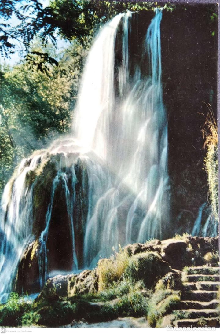 Postales: Monasterio de Piedra. 4 Cvascada Trinidad. Garc&iacute;a Garrabella. Nueva. Color