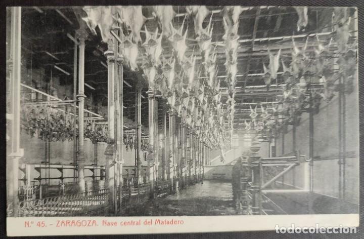 Postales: ZARAGOZA NAVE CENTRAL DEL MATADERO - Foto 1