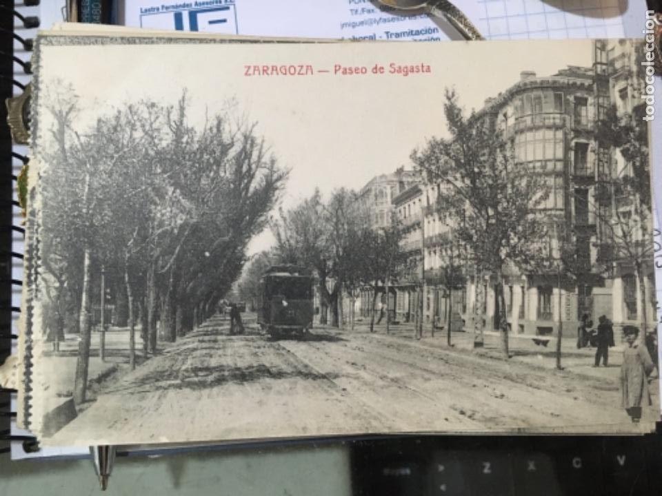 Postales: Zaragoza. Paseo de Sagasta - Foto 1
