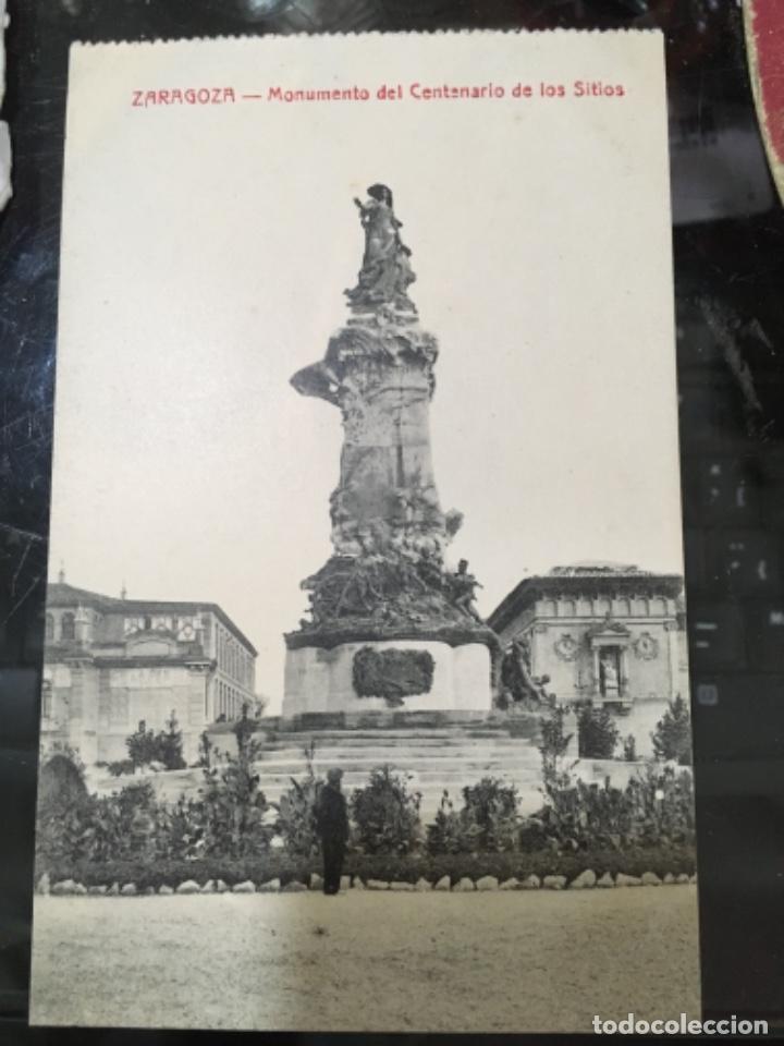 Postales: Zaragoza. Monumento del Centenario de los Sitios - Foto 1