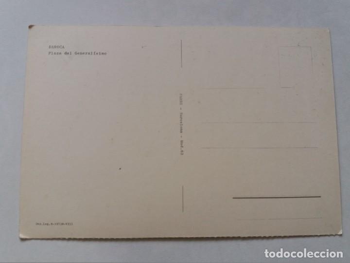 Postales: POSTAL - DAROCA - PLAZA DEL GENERALISIMO 63 - S/C - Foto 2