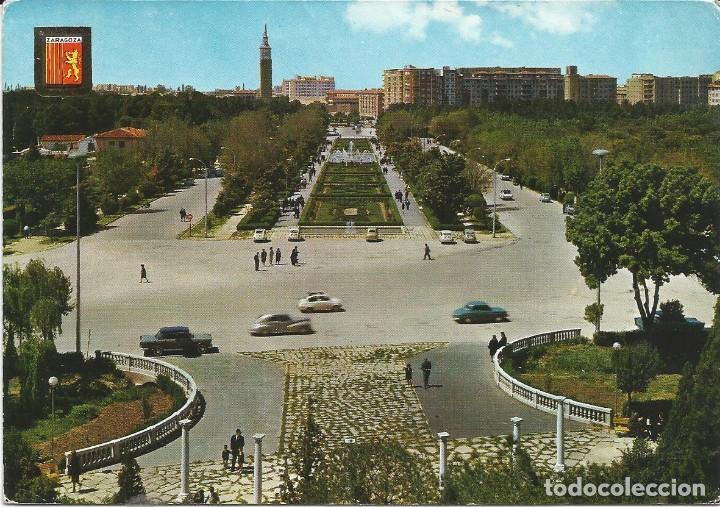 [POSTAL] Parque Primo de Rivera. Zaragoza.(sin circular)