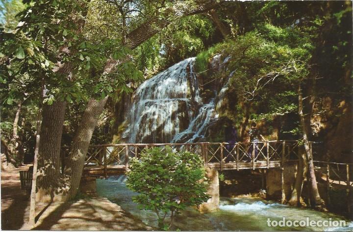 Postales: [POSTAL] Cascada del El Iris. Monasterio de Piedra. (Zaragoza) (sin circular) - Foto 1