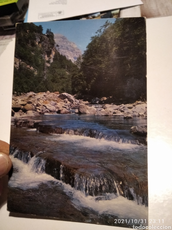 Postkarten: Postal ca&ntilde;on de A&ntilde;isclo