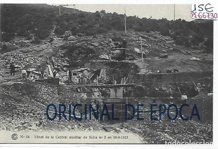 Postcards: (PS-66730)CATALANA DE GAS Y ELECTRICIDAD N&ordm;54-TUNEL DE LA CENTRAL AUXILIAR DE SEIRA N&ordm;2
