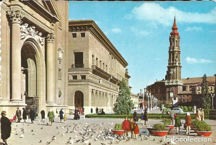 Postales: [POSTAL] Plaza de Nuestra Se&ntilde;ora del Pilar. Zaragoza.(sin circular)