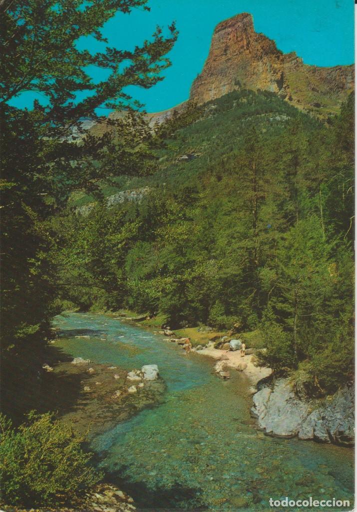 Postales: (29) PARQUE NACIONAL ORDESA. TOZAL DEL MALLO Y RIO ARAZAS