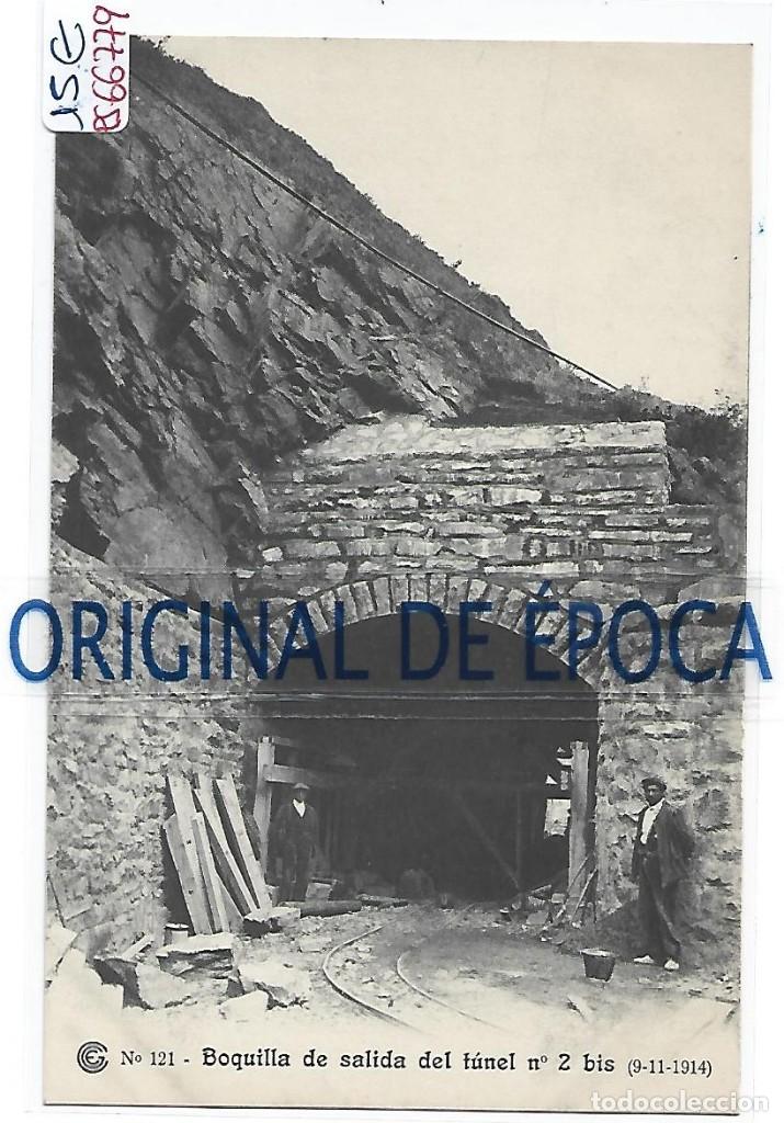 Postcards: (PS-66779)CATALANA DE GAS Y ELECTRICIDAD N&ordm;121-BOQUILLA DE SALIDA DEL TUNEL N&ordm;2 BIS