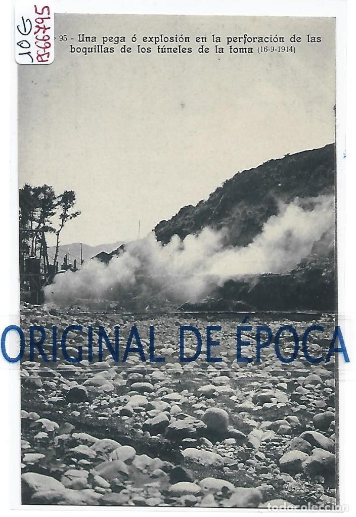 Postcards: (PS-66795)CATALANA DE GAS Y ELECTRICIDAD N&ordm;95-UNA PEGA O EXPLOSION EN LA PERFORACION DE LAS BOQUILLA