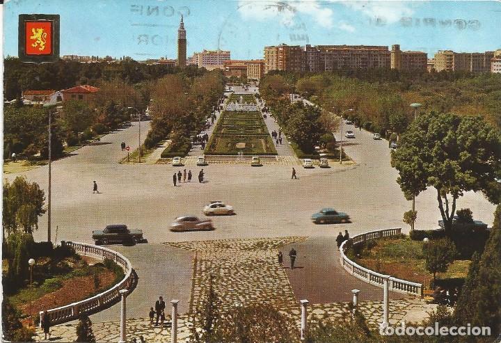 Postales: [POSTAL] Parque Primo de Rivera. Zaragoza (circulada) - Foto 1