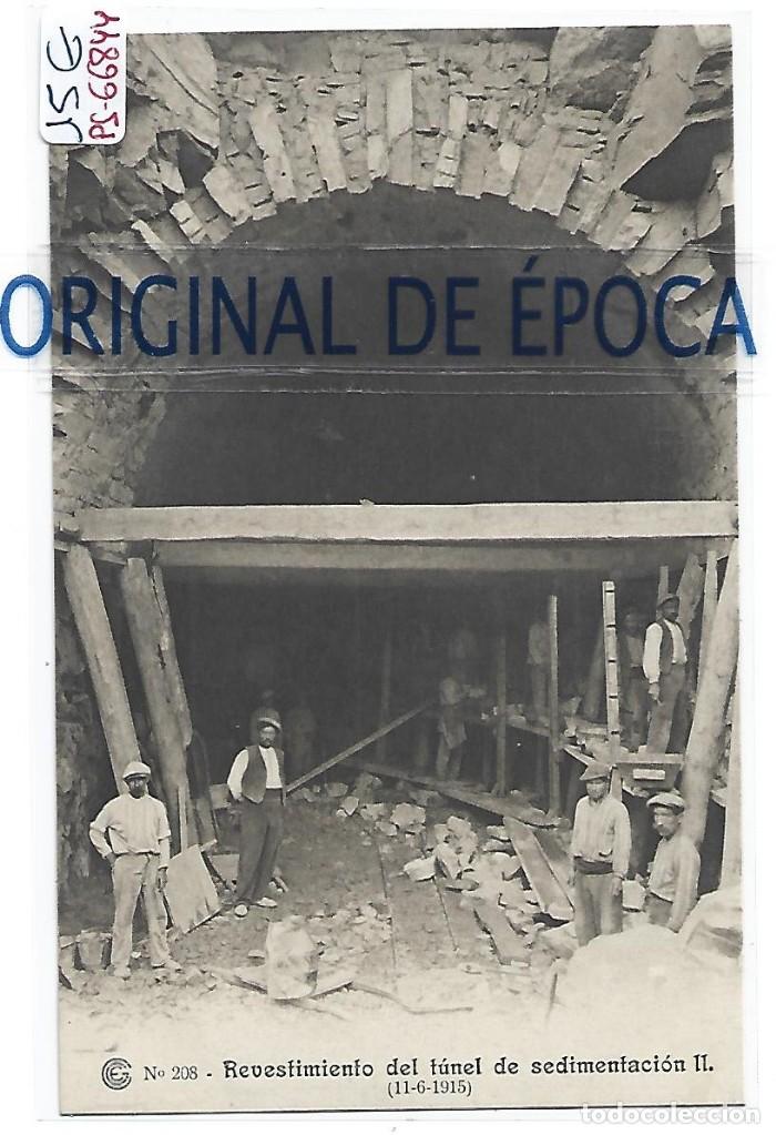 Postcards: (PS-66844)CATALANA DE GAS Y ELECTRICIDAD N&ordm;208-REVESTIMIENTO DEL TUNEL DE SEDIMENTACION